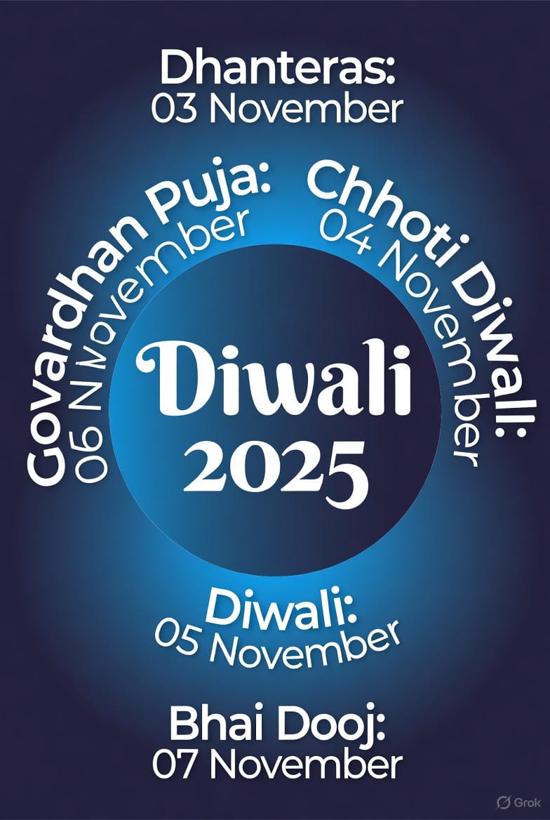 diwali dates 2025